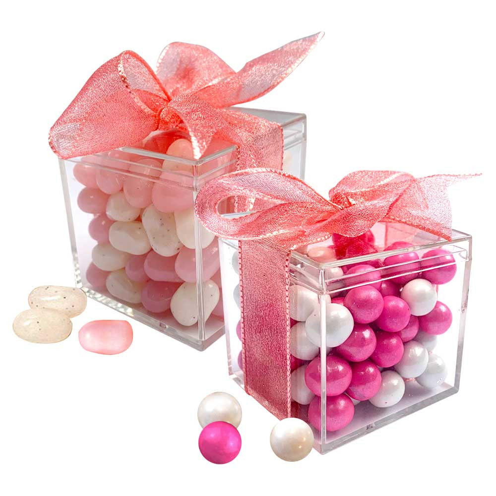 Candy Corner Valentine's Candy Cube Duo: Jelly Beans and Chocola